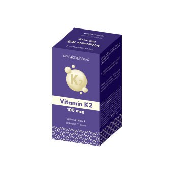 Slovakiapharm Vitamín K2 100 µg kapsuly 60 ks